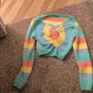 Crop top sweater